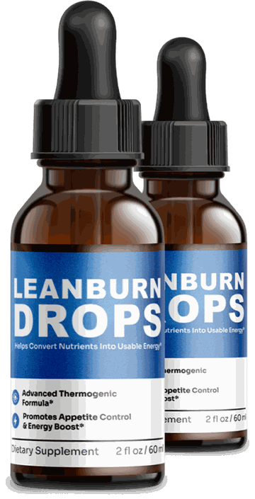 LeanBurn Drops 2 bottle package, 60 day supply